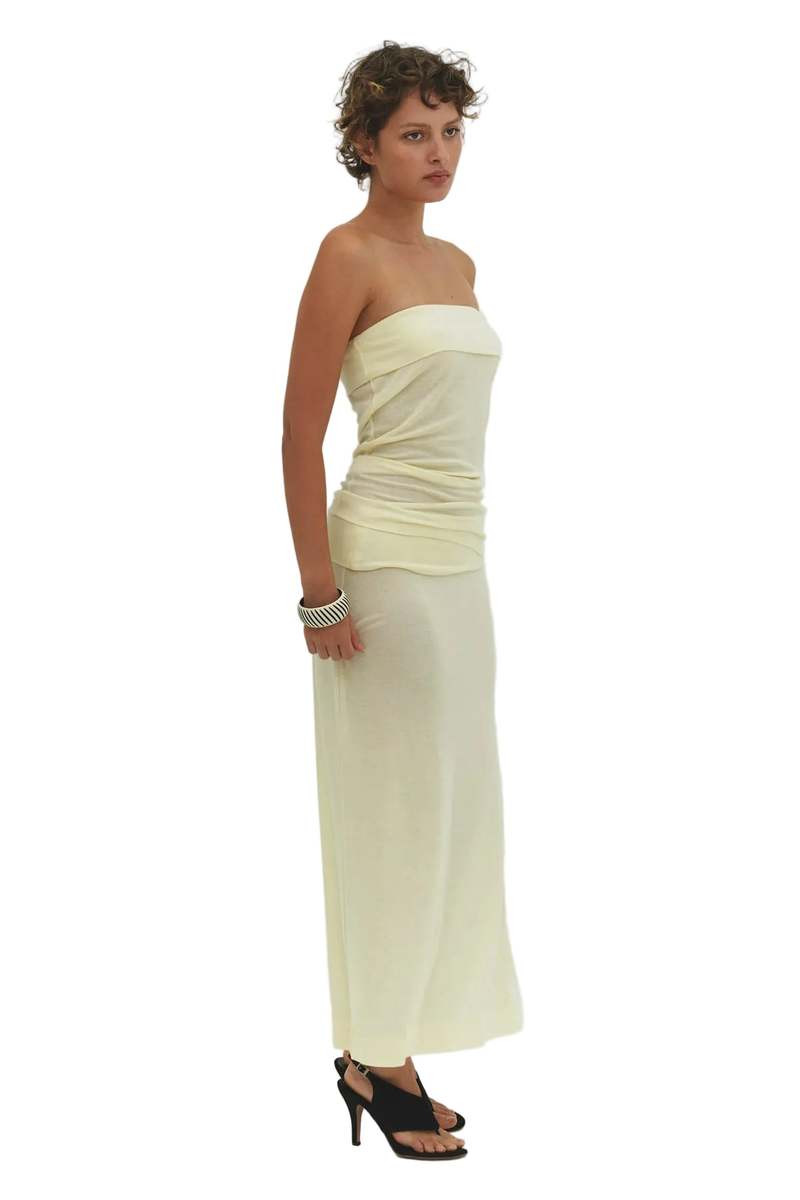 Find Me Now Nara Tube Top - Butter