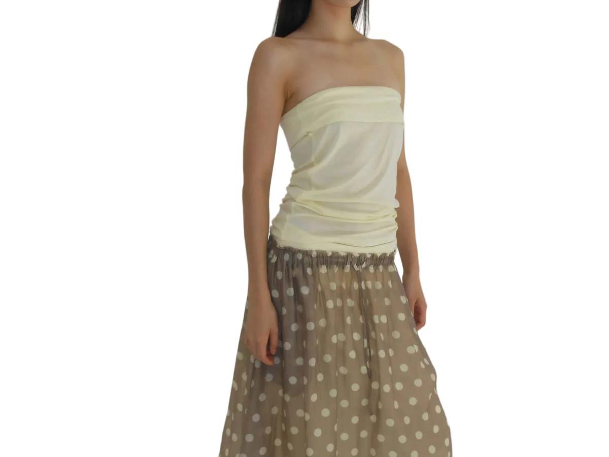 Find Me Now Nara Tube Top - Butter - Image 5 of 8