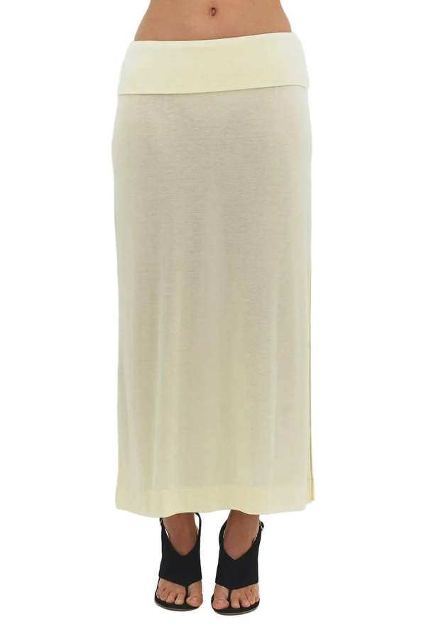 Find Me Now Sori Maxi Skirt - Butter