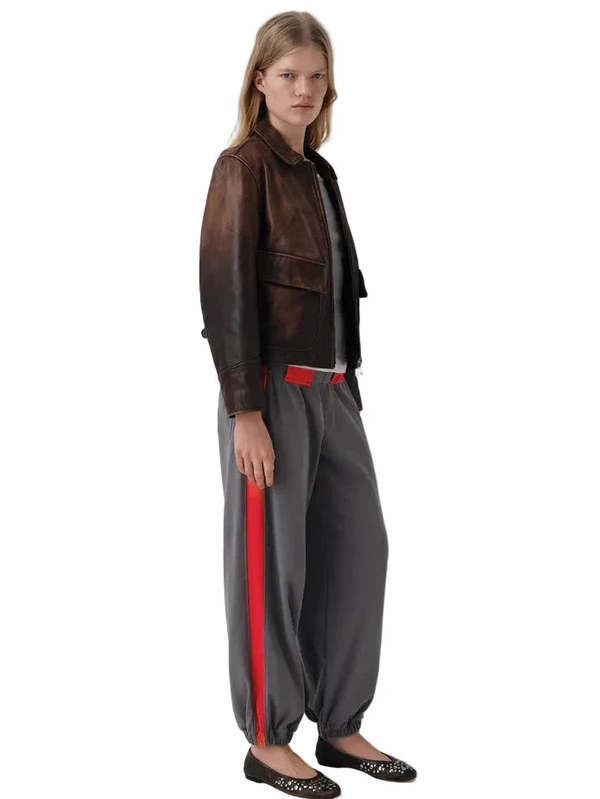 Gimaguas Emmanuelle Trousers - Grey/Red