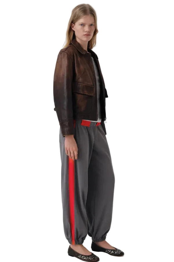 Gimaguas Emmanuelle Trousers - Grey/Red