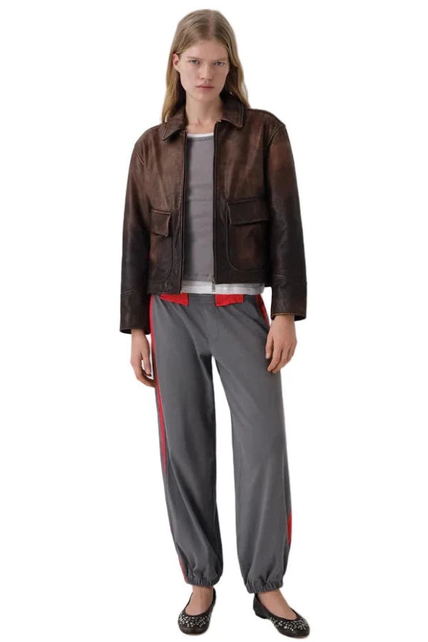 Gimaguas Emmanuelle Trousers - Grey/Red