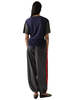 Gimaguas Emmanuelle Trousers - Grey/Red - Thumbnail 4
