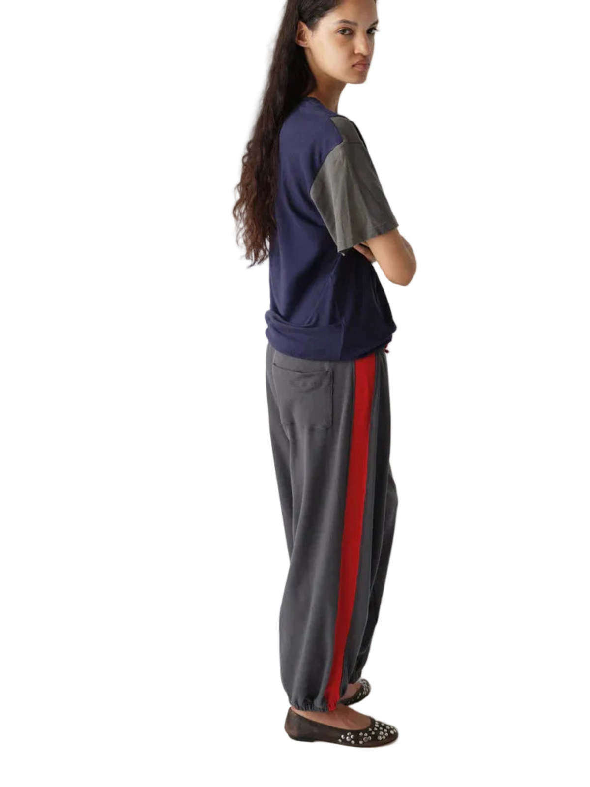 Gimaguas Emmanuelle Trousers - Grey/Red - Image 5 of 10