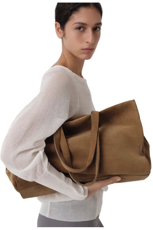 Gimaguas Maxi Suede Shopper Bag