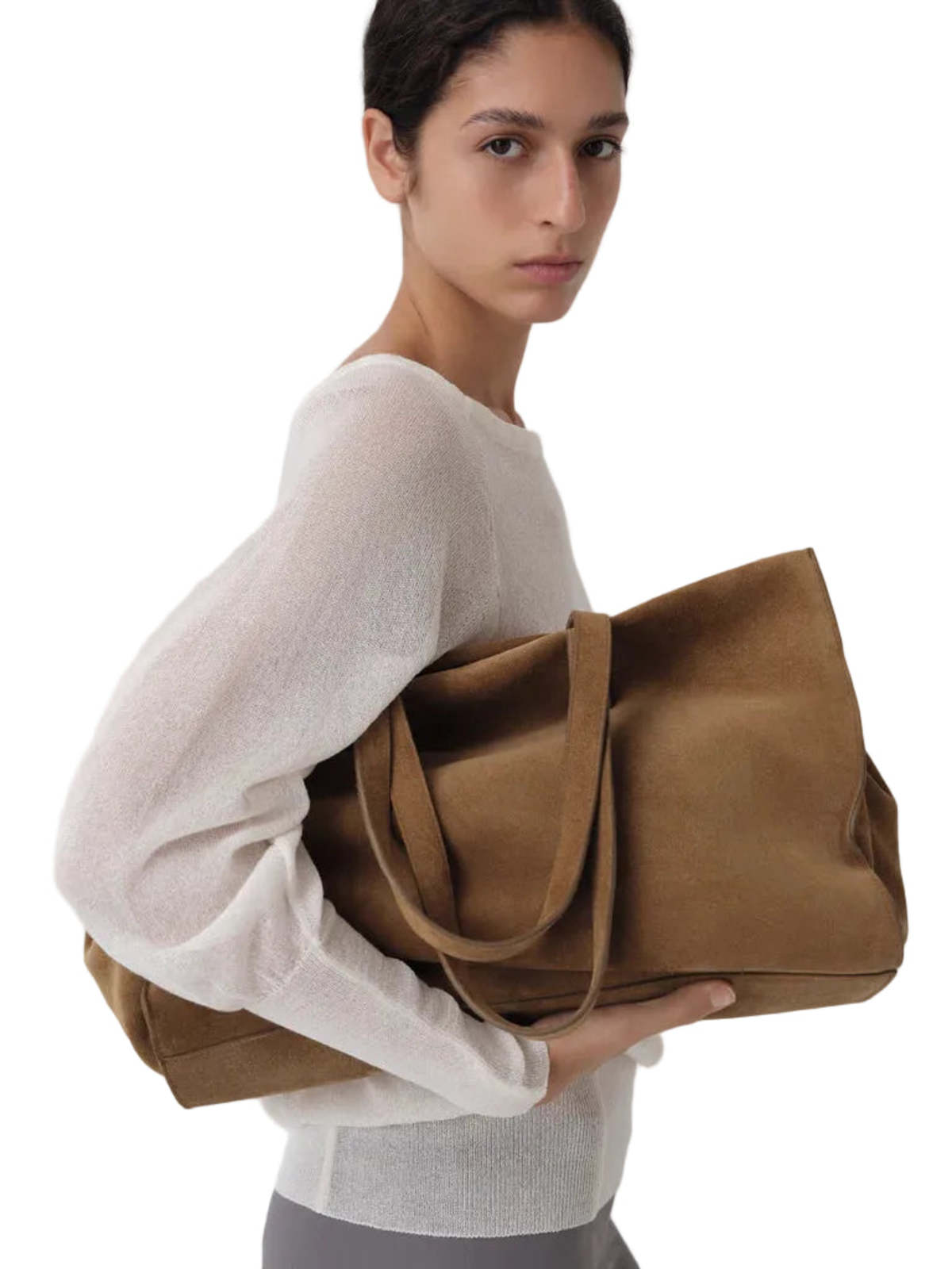 Gimaguas Maxi Suede Shopper Bag - Image 1 of 11