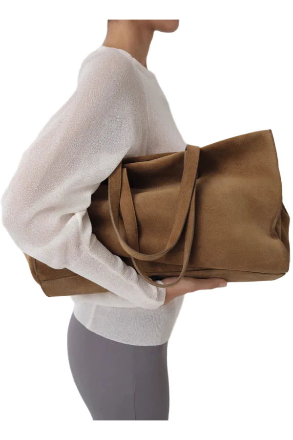 Gimaguas Maxi Suede Shopper Bag
