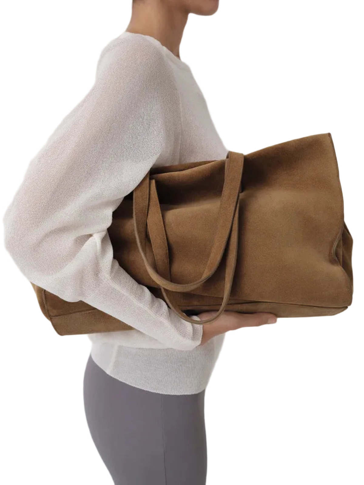 Gimaguas Maxi Suede Shopper Bag - Image 2 of 11