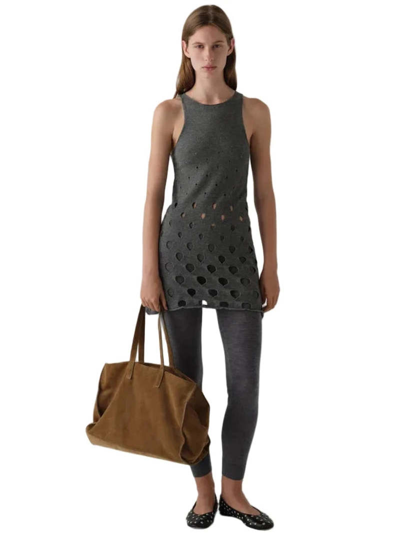 Gimaguas Maxi Suede Shopper Bag