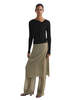 Paloma Wool Low Silk Archive Pant - Khaki - Thumbnail 1