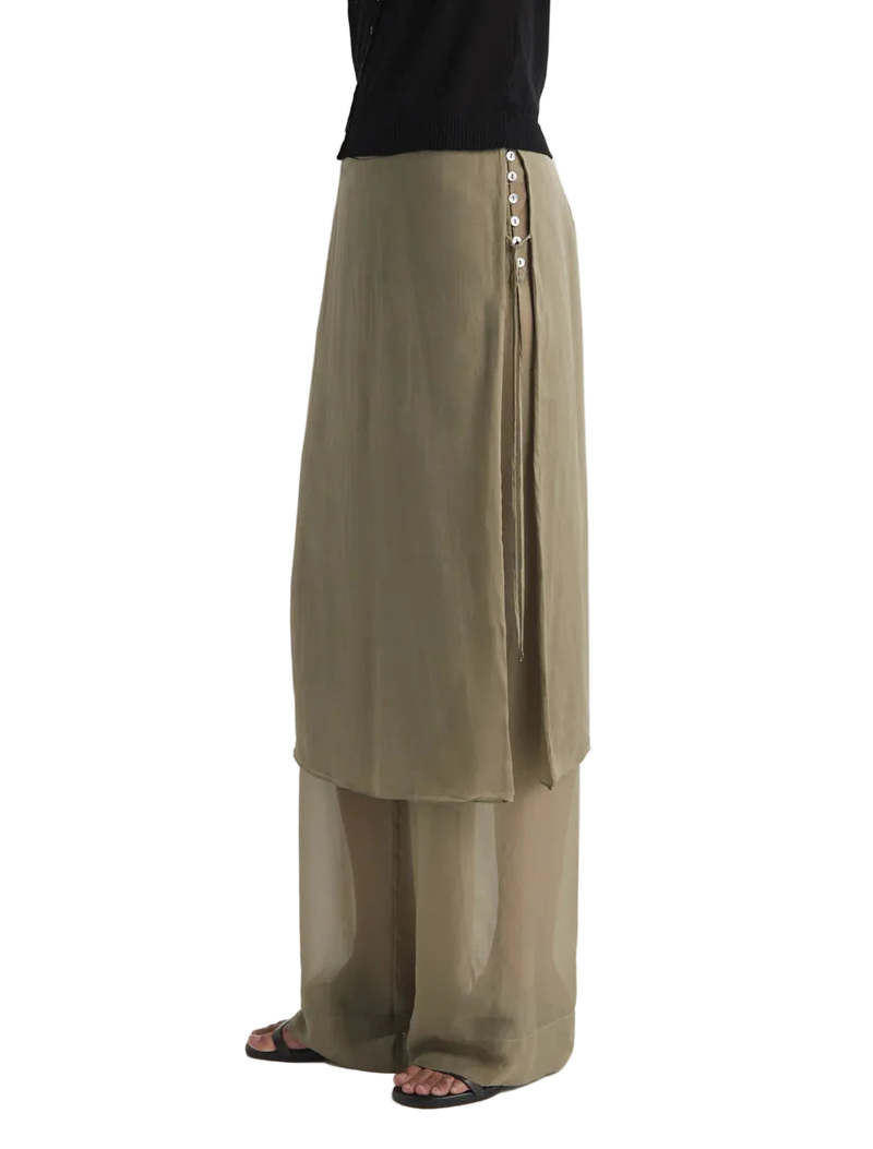Paloma Wool Low Silk Archive Pant - Khaki