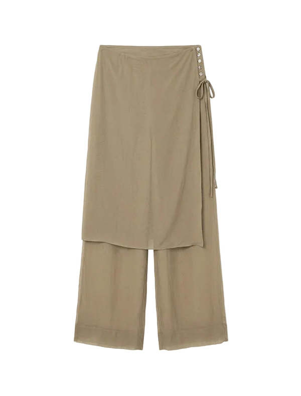 Paloma Wool Low Silk Archive Pant - Khaki