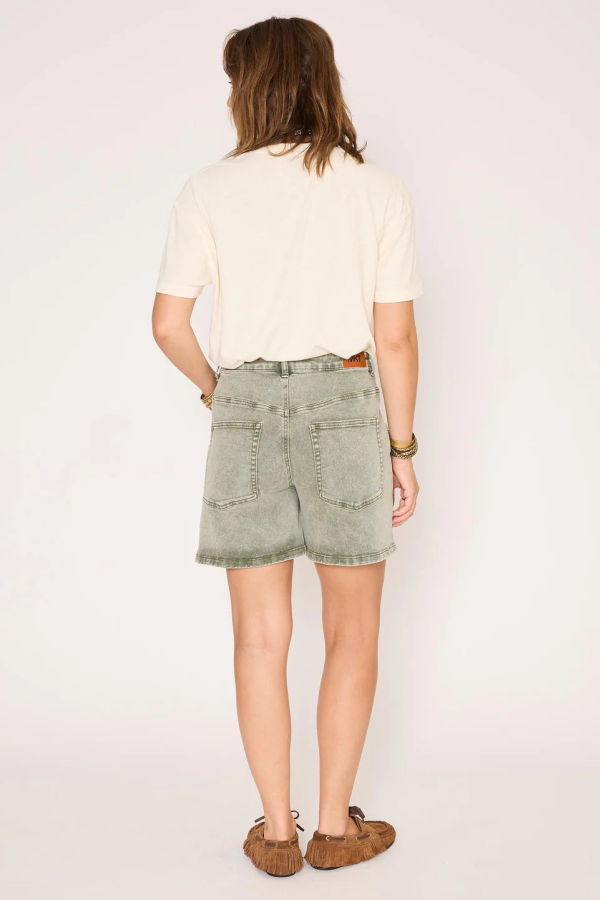 MKT Studios Pola Pacific Drill Shorts - Khaki