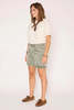 MKT Studios Pola Pacific Drill Shorts - Khaki - Thumbnail 4