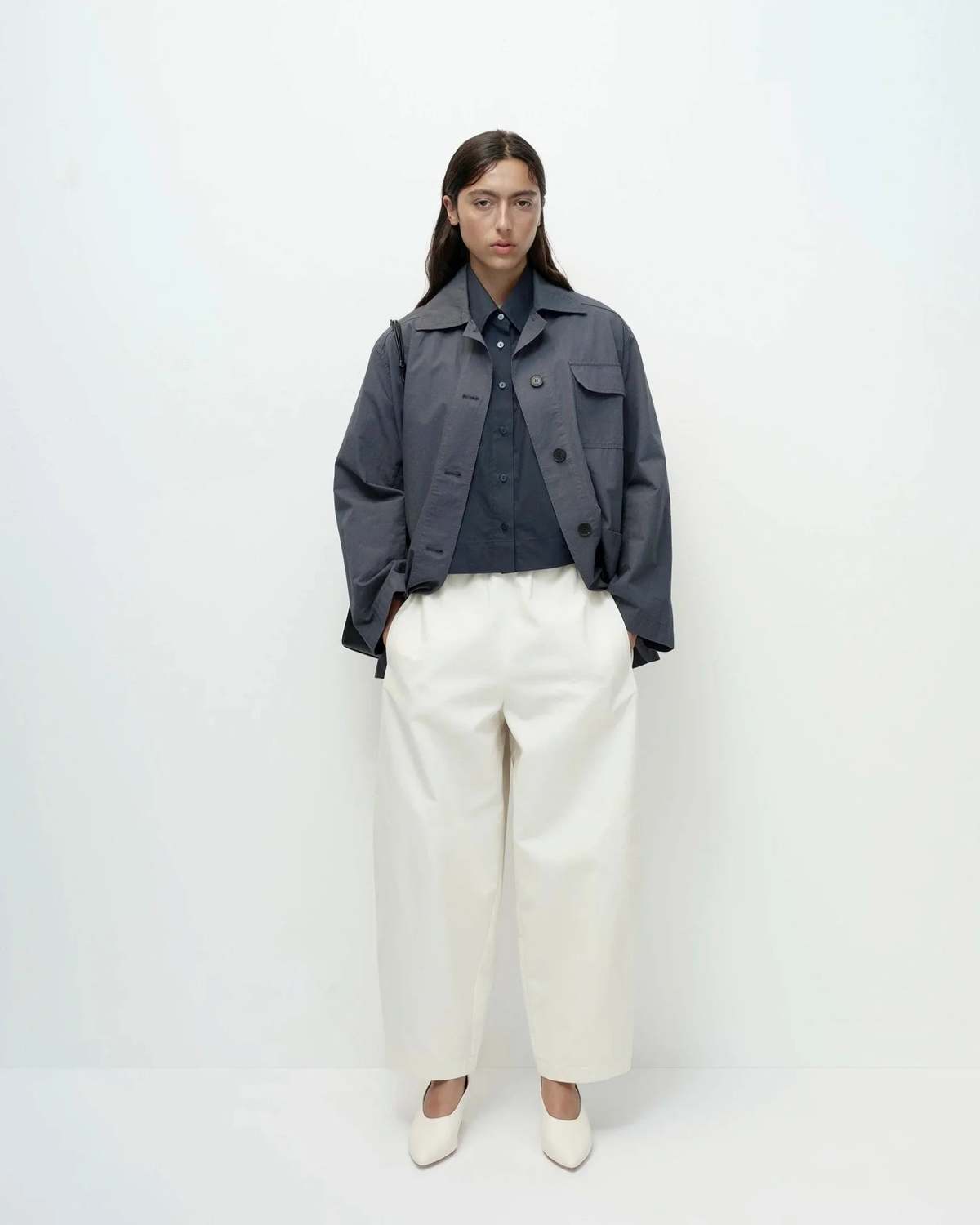 Mijeong Park Linen Work Jacket - Image 1 of 4