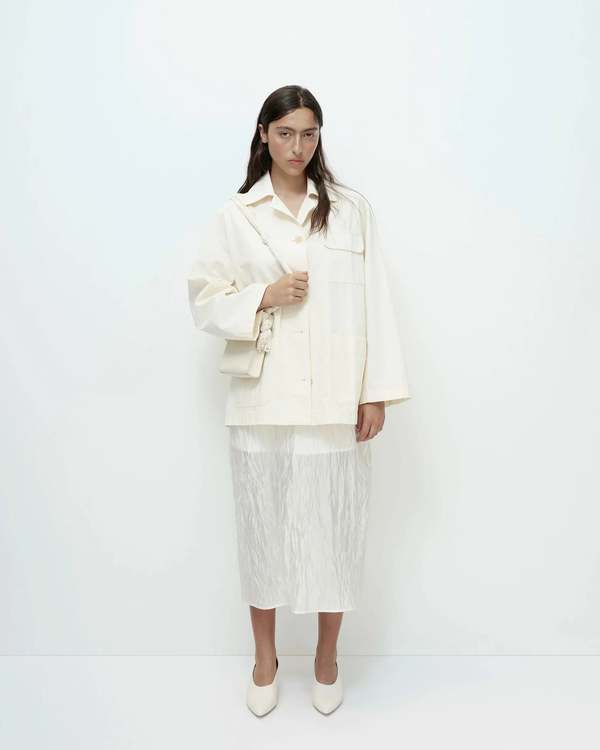 Mijeong Park Linen Work Jacket Mijeong Park Linen Work Jacket