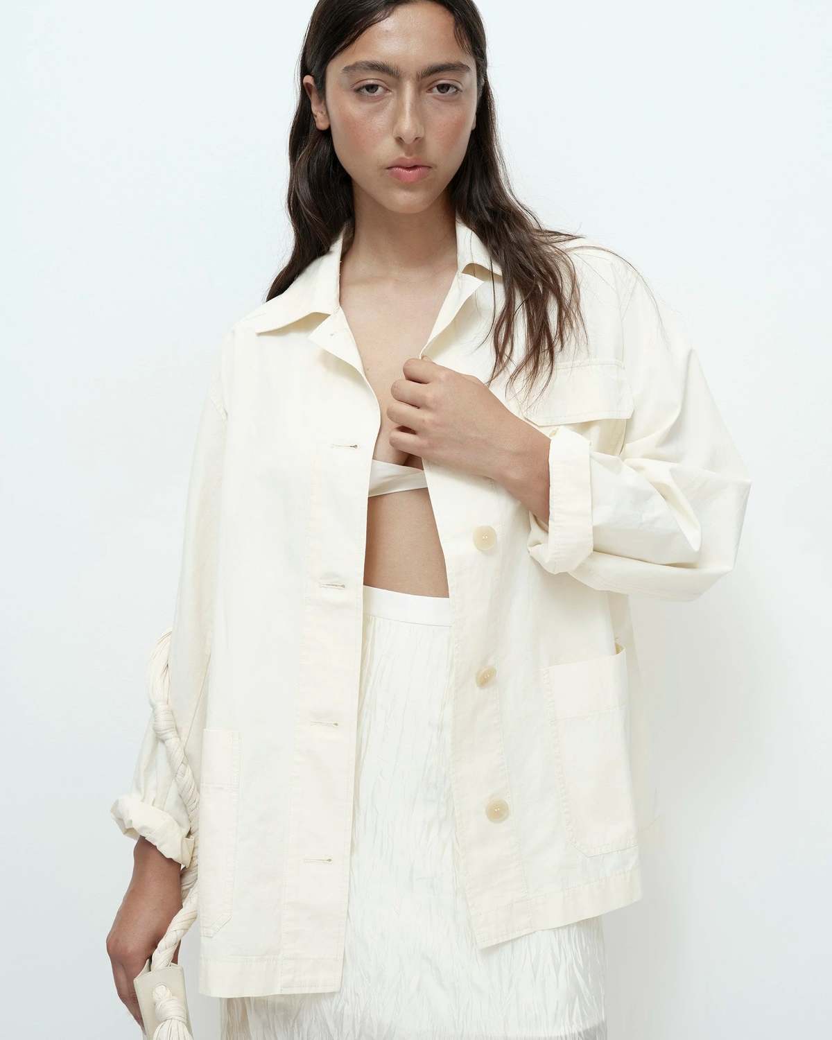 Mijeong Park Linen Work Jacket - Image 3 of 6