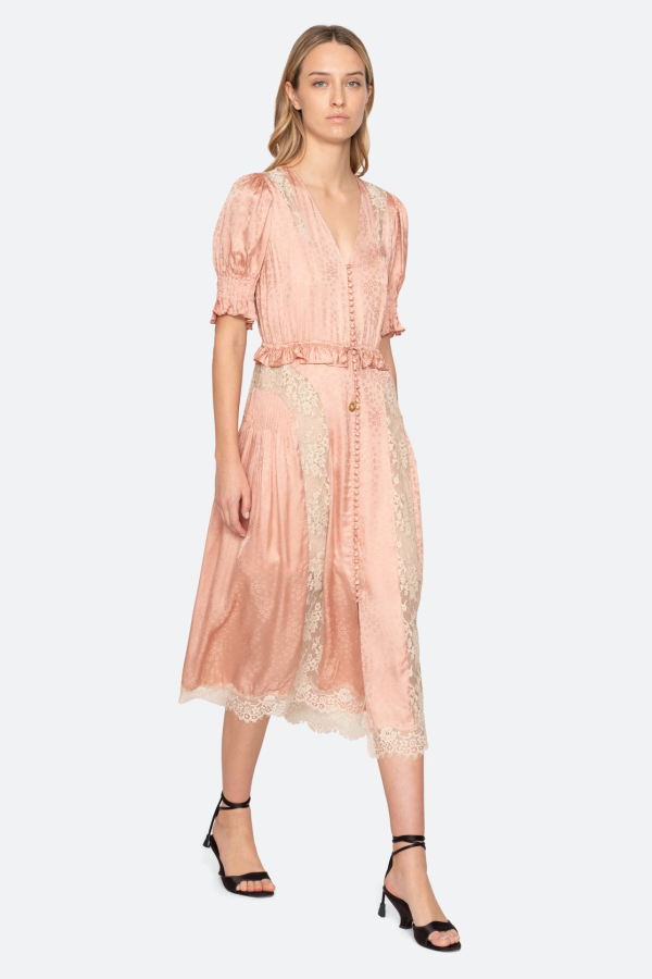 Sea NY Ethel Midi Dress - Rose