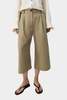 Cordera Cotton Capri Pants - Camel - Thumbnail 2