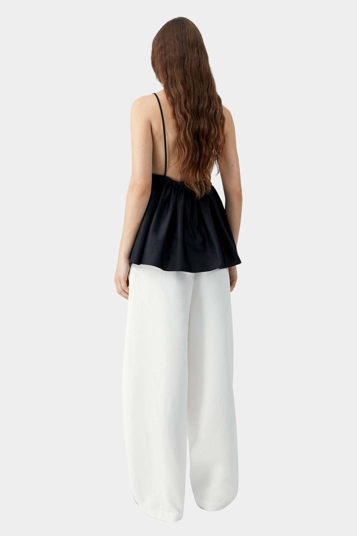 Cordera Cotton Embroidered Top - Black - Image 3 of 4