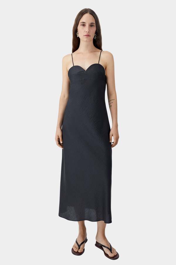 Cordera Heart Shaped Dress - Espresso