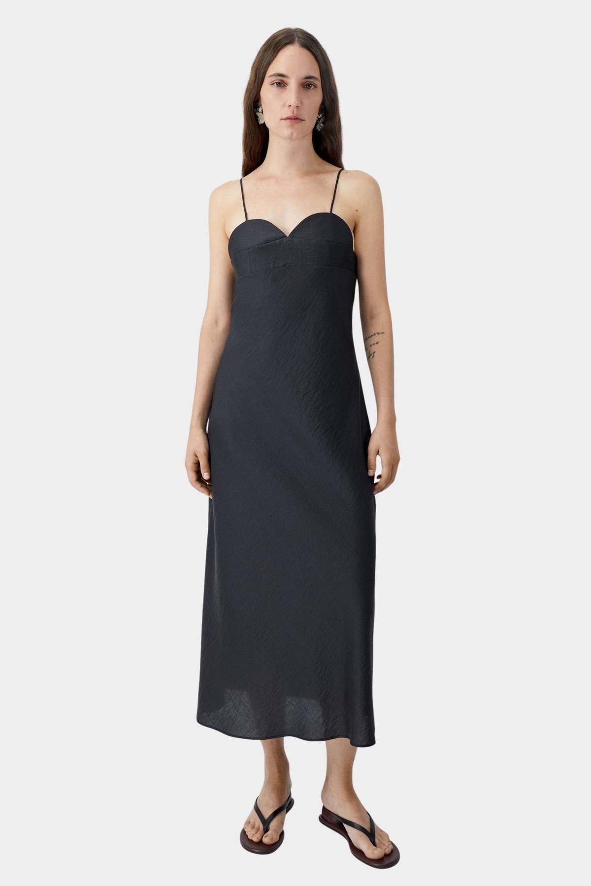 Cordera Heart Shaped Dress - Espresso - Image 1 of 5