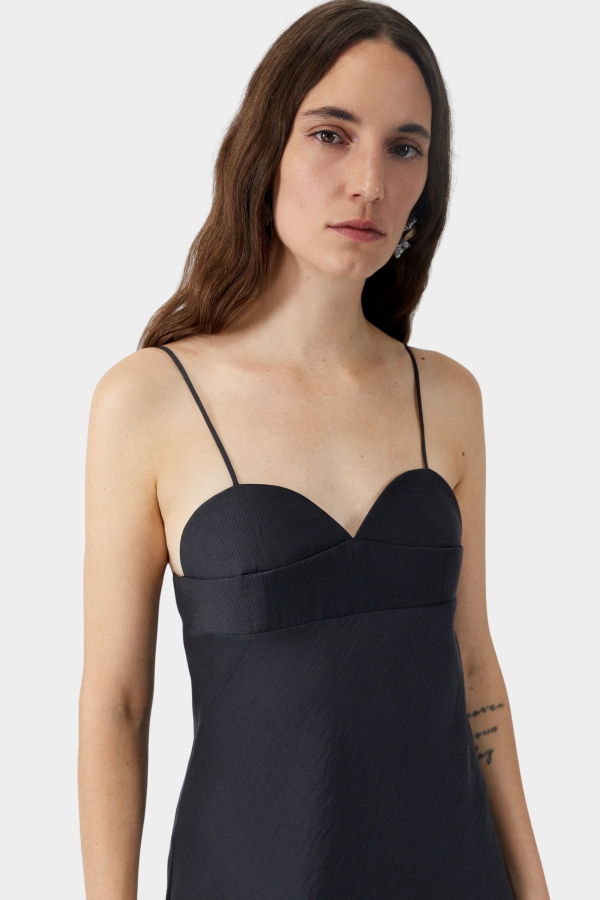 Cordera Heart Shaped Dress - Espresso