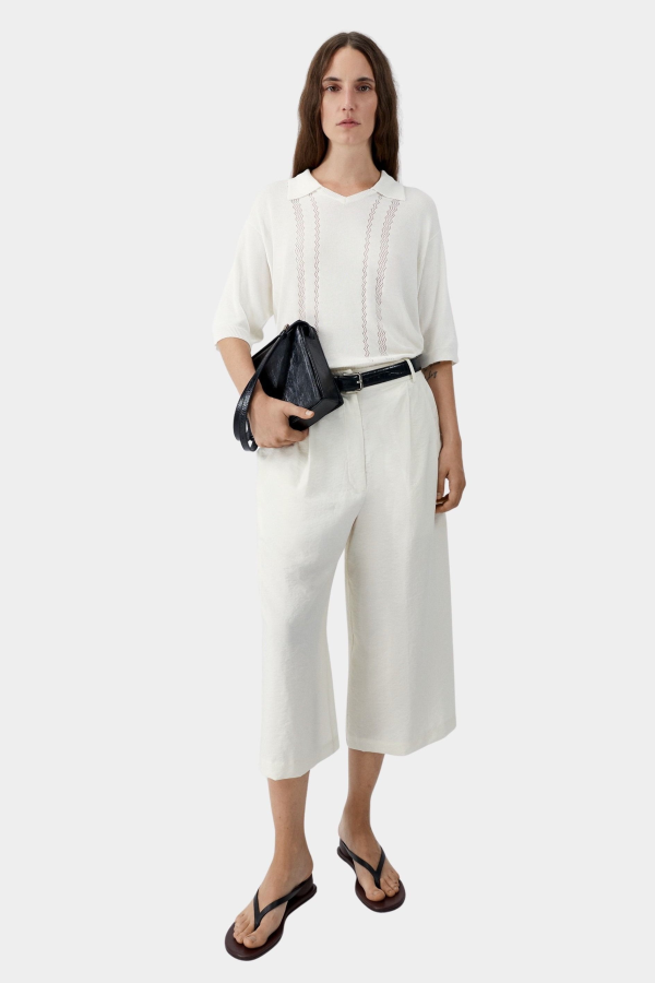 Cordera Lace Polo - Garza