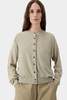 Cordera Linen & Cotton Flecked Cardigan - Beige - Thumbnail 2