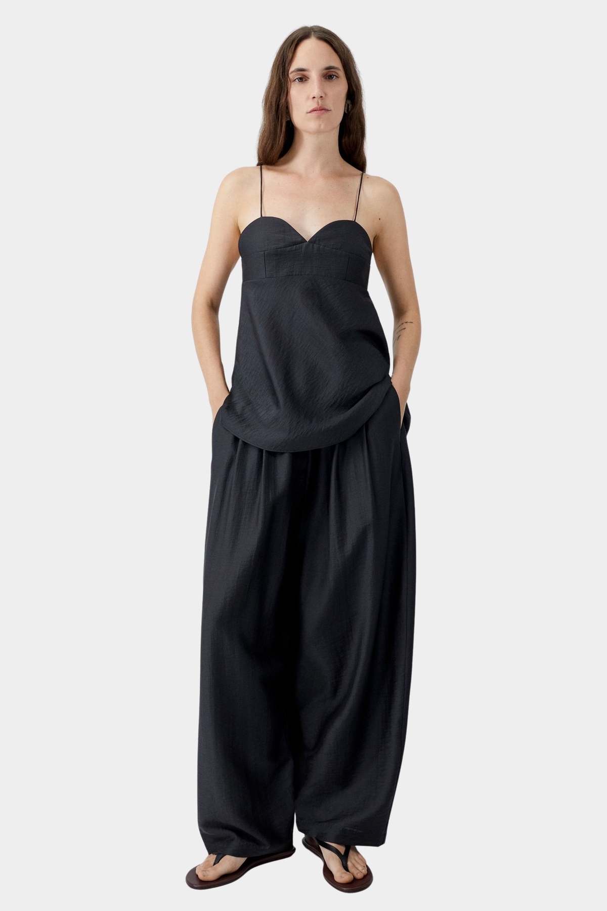 Cordera Maxi Pants - Espresso - Image 1 of 4