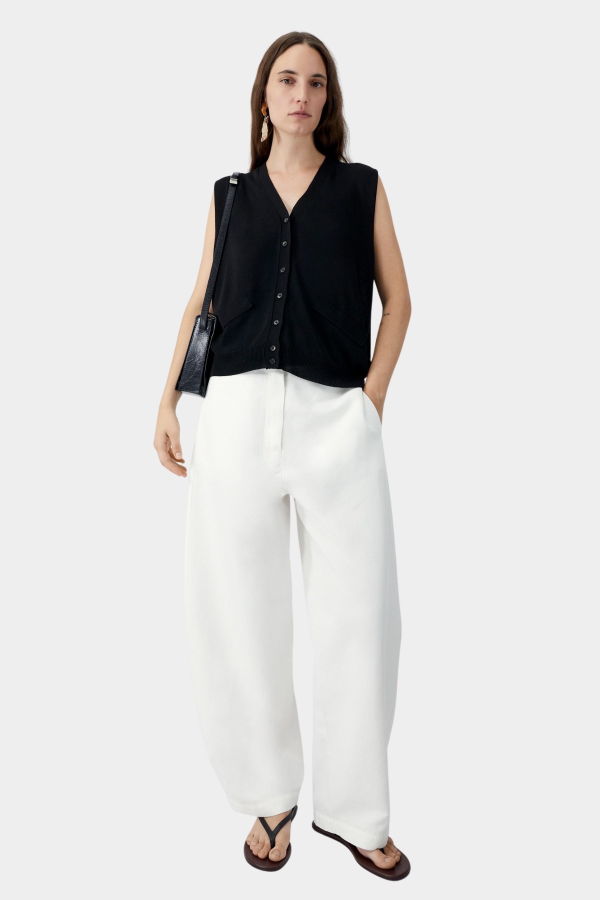 Cordera Oversize Waistcoat - Black