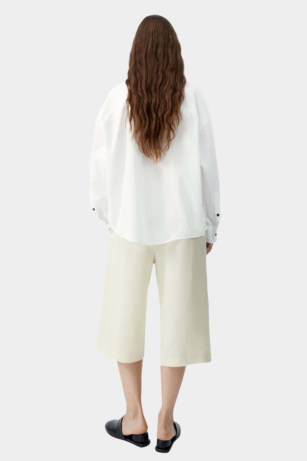 Cordera Oversized Lace Shirt - White - Image 3 of 4