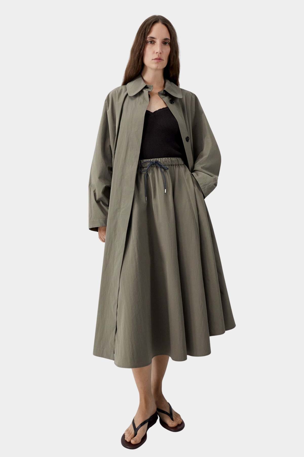 Cordera Technical Skirt - Vetiver - Image 1 of 4