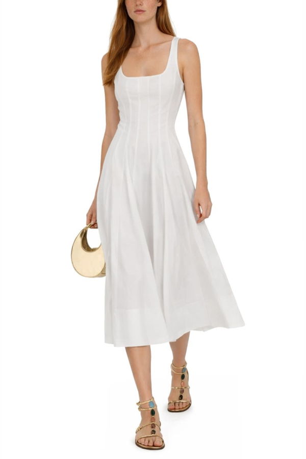Staud Wells Dress - White