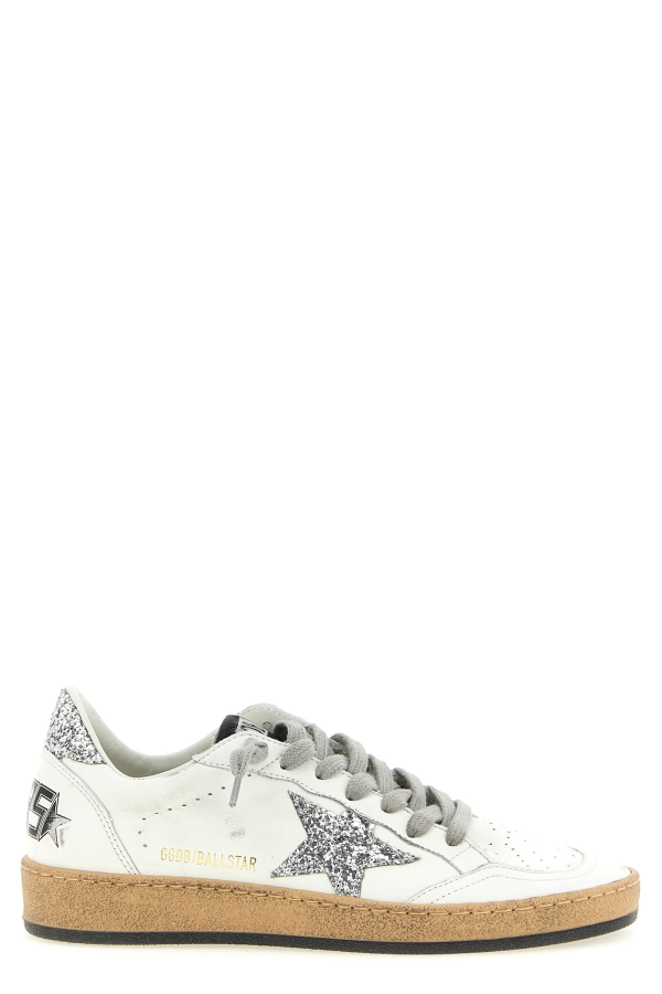 Golden Goose Ball Star Sneakers - Silver