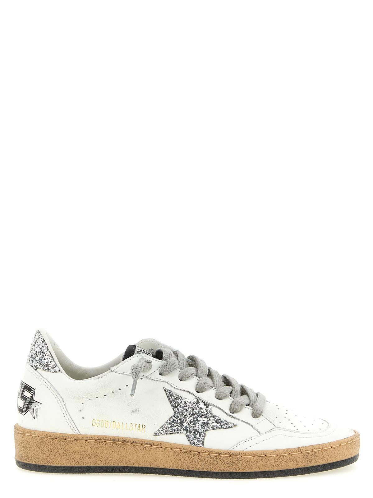 Golden Goose Ball Star Sneakers - Silver - Image 1 of 5