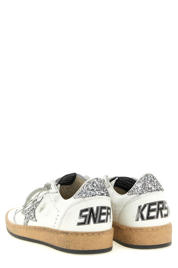 Golden Goose Ball Star Sneakers - Silver