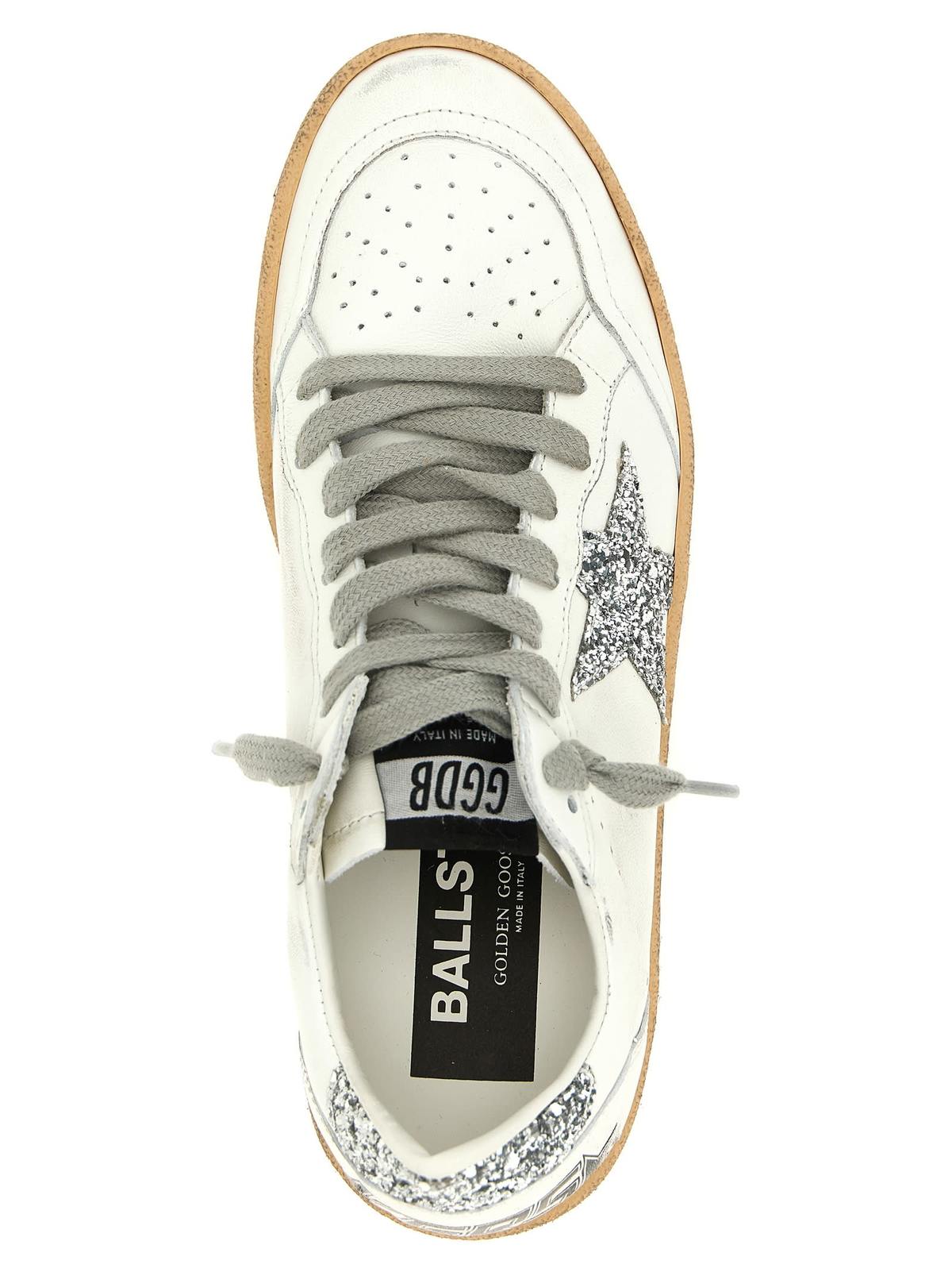 Golden Goose Ball Star Sneakers - Silver - Image 5 of 5
