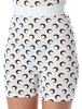 MARINE SERRE Recycled Moon Shorts - White Black Moon - Thumbnail 3