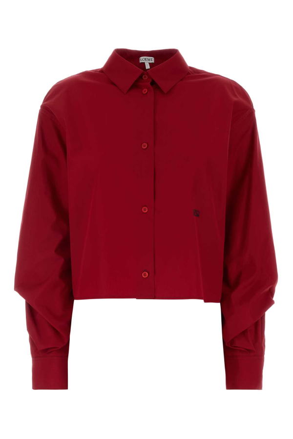 LOEWE Red Poplin Shirt