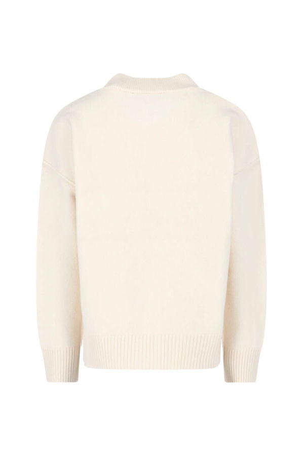 Ami Alexandre Mattiussi Ami De C Ur Cardigan - Cream