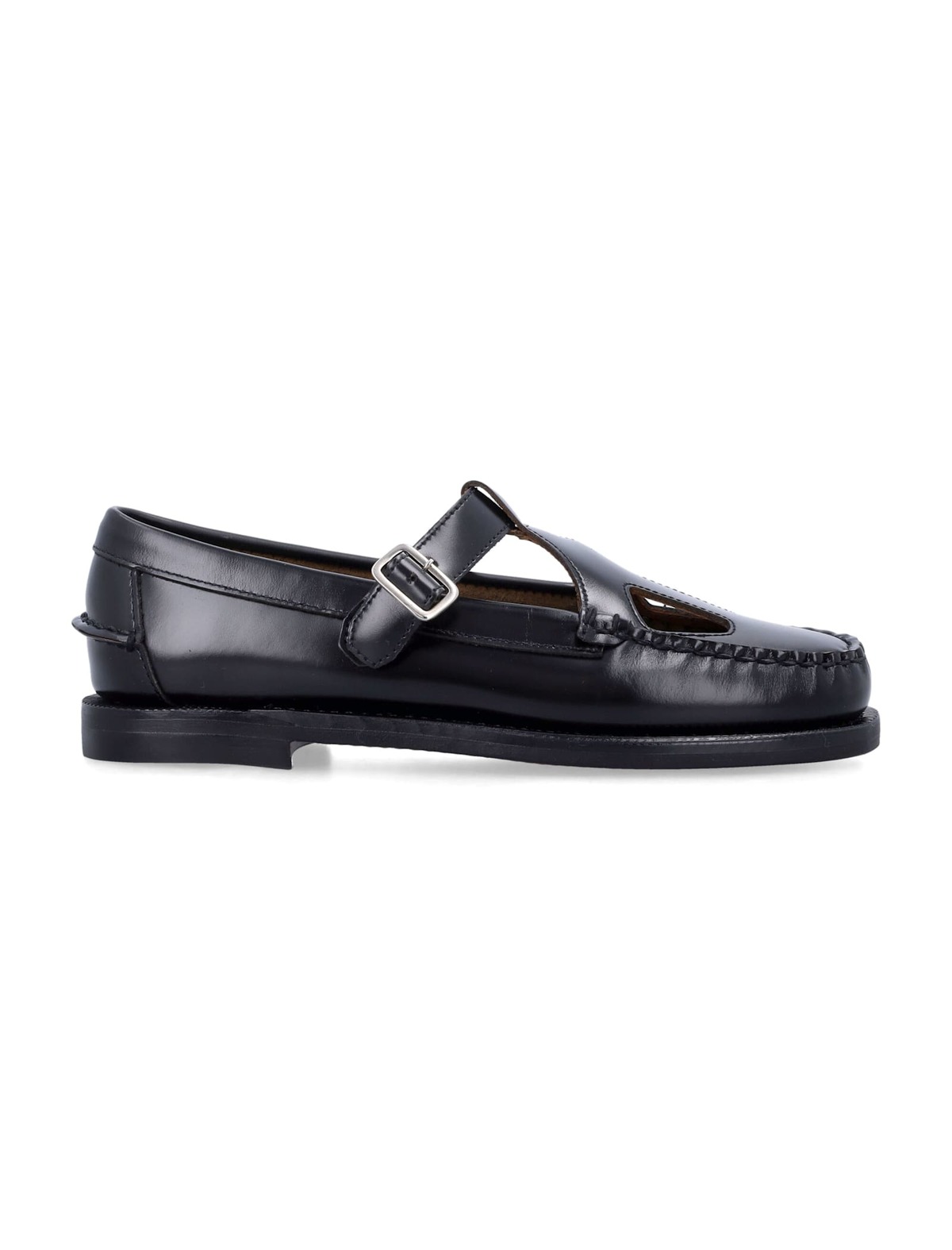 Sebago Angelina Tale Moccasins - Black - Image 1 of 3