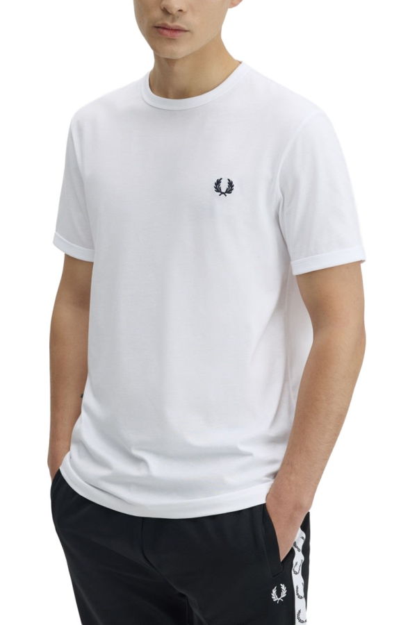 Fred Perry T-Shirt With Logo - White