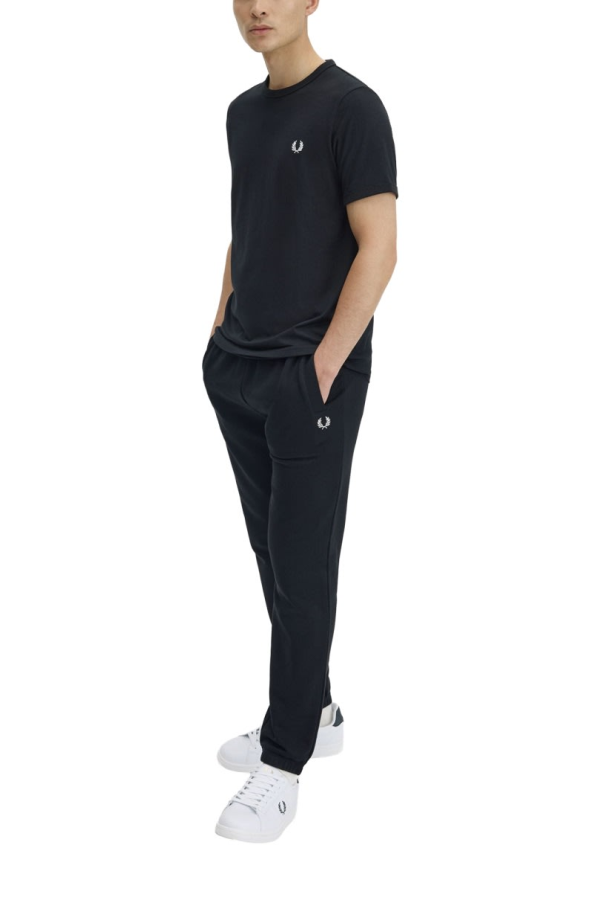 Fred Perry T-Shirt Con Logo - Black