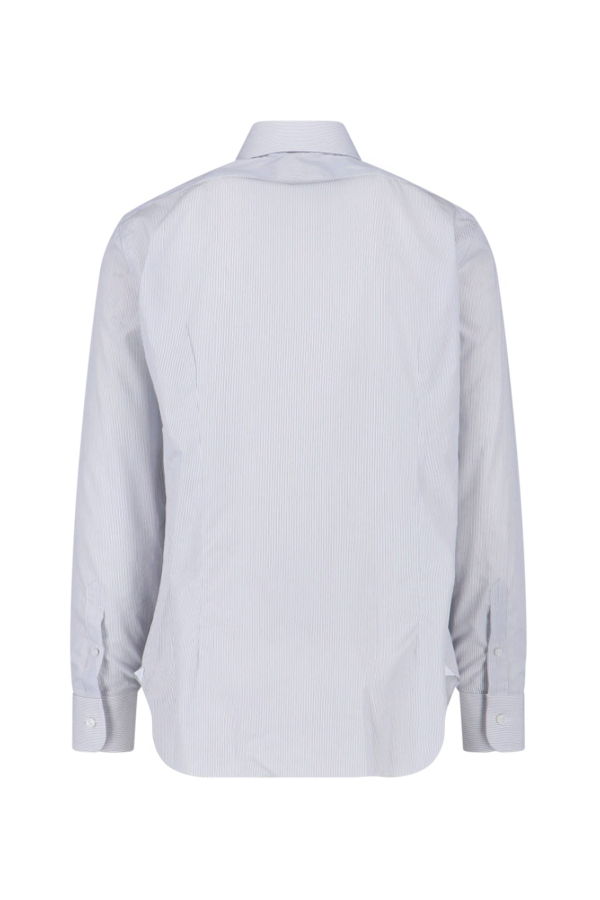 Barba Napoli Striped Shirt - White