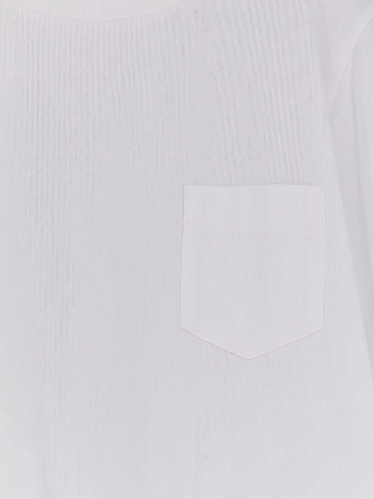 sacai Cotton and Polyester T-Shirt - White - Image 3 of 3