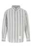 Thom Browne Embroidered Cotton Shirt - Med Grey - Thumbnail 1