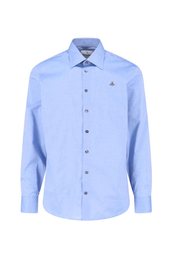 Vivienne Westwood 2401000J W01ESK403 Ghost Shirt - Blue