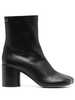 MM6 Maison Margiela Anatomic Leather Ankle Boots - Black - Thumbnail 1