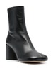 MM6 Maison Margiela Anatomic Leather Ankle Boots - Black - Thumbnail 3